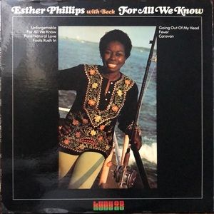 Esther Phillips For All We Know Vinyl Lp '76